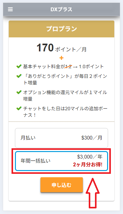 プロプランの年間一括払い