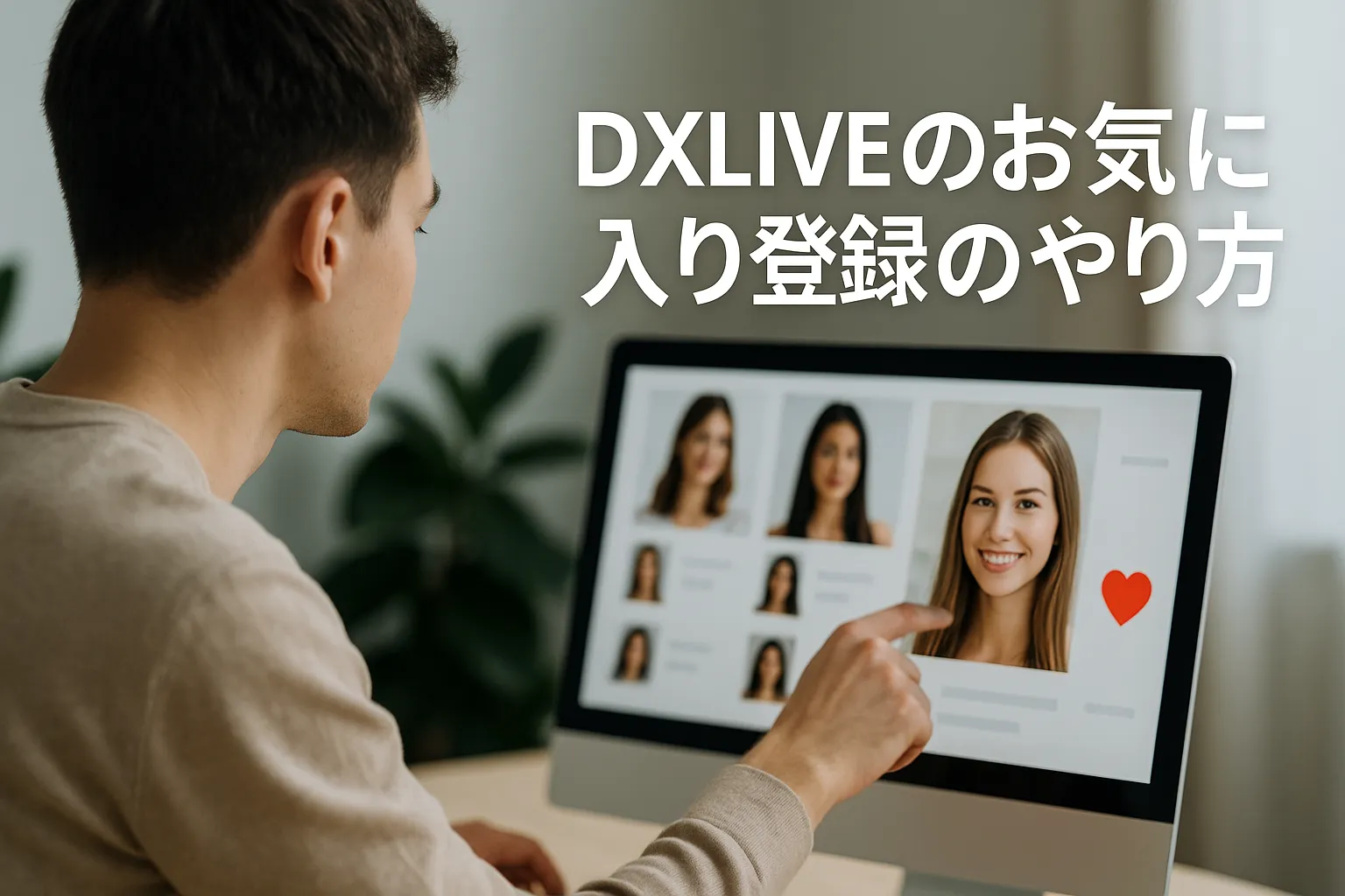 DXLIVEのお気に入り登録のやり方