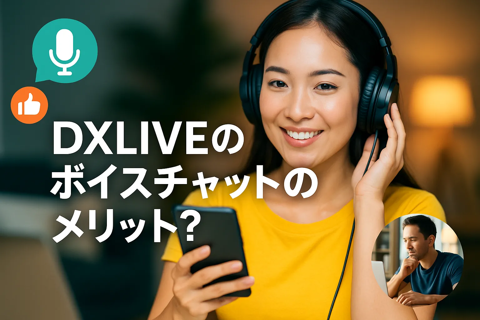 DXLIVEのボイスチャットのメリット