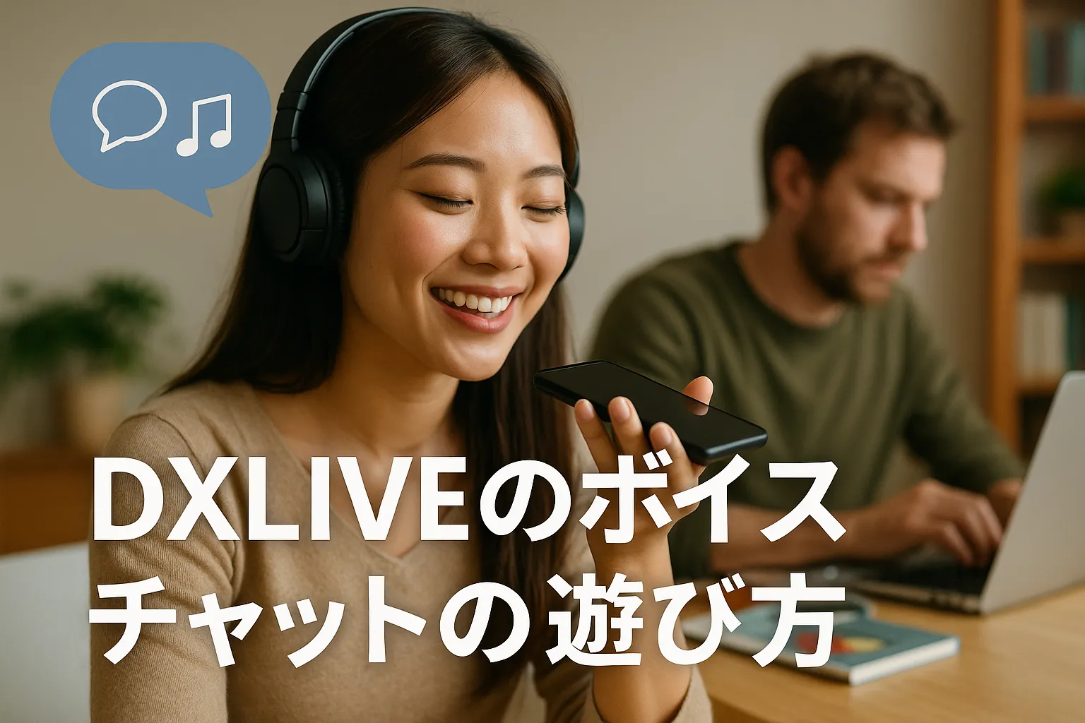 DXLIVEのボイスチャットの遊び方