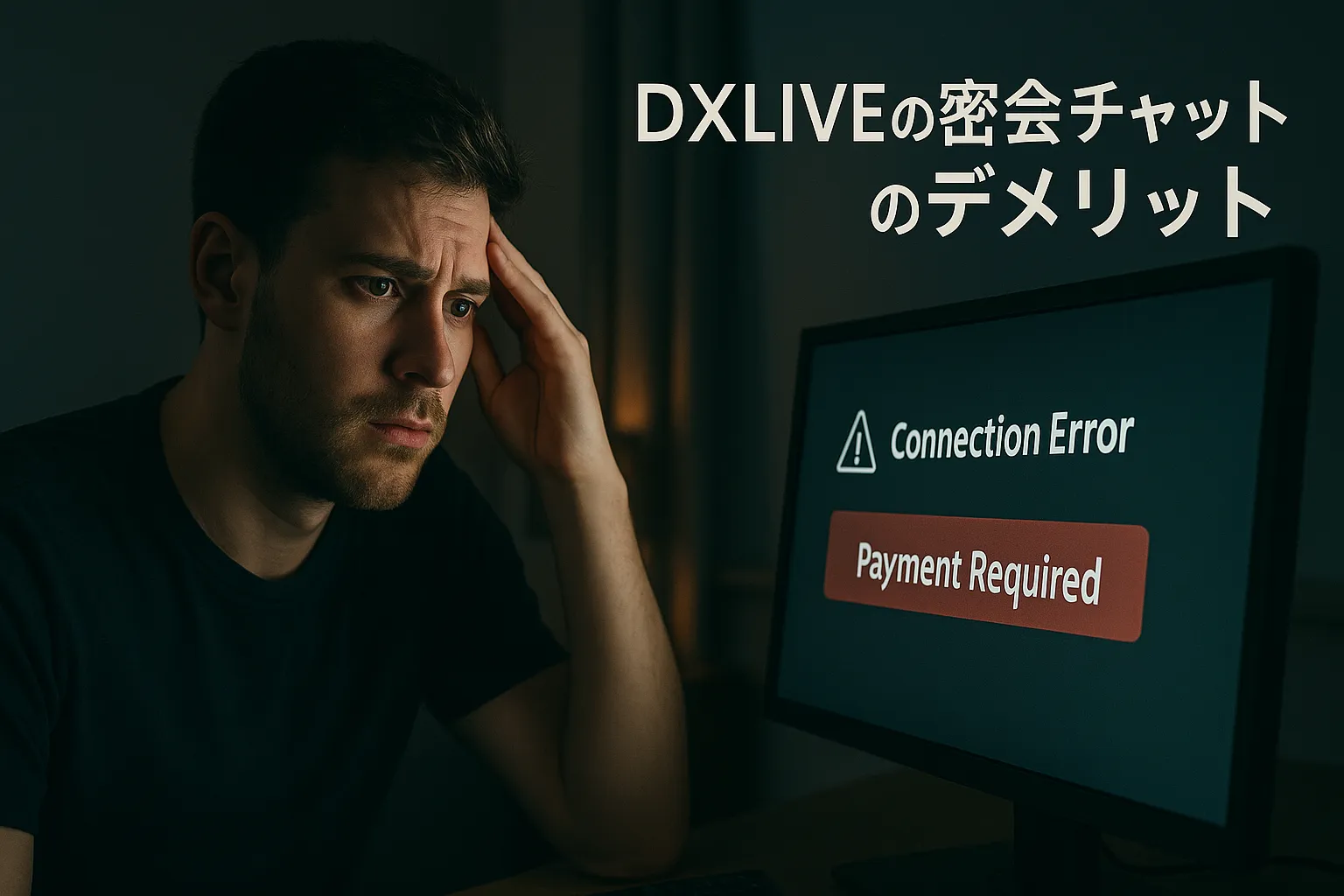 DXLIVEの密会チャットのデメリット