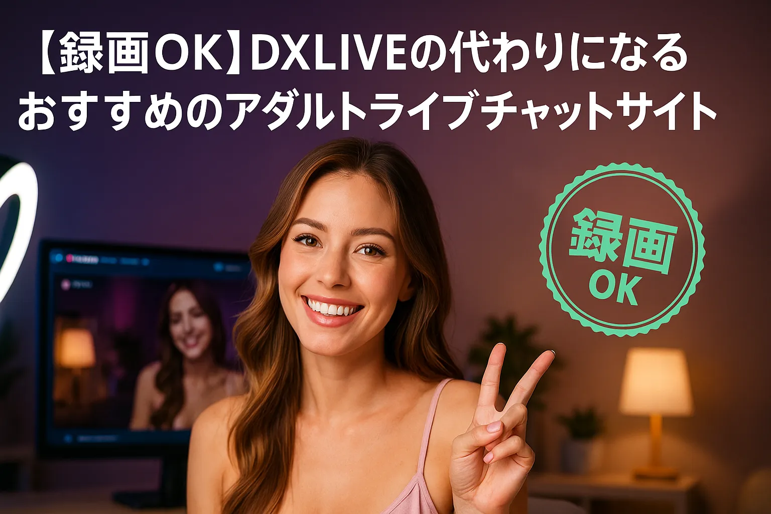 【録画OK】DXLIVEの代わりになるおすすめのアダルトライブチャットサイト