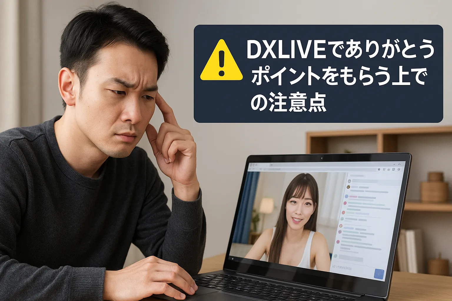 DXLIVEでありがとうポイントをもらう上での注意点