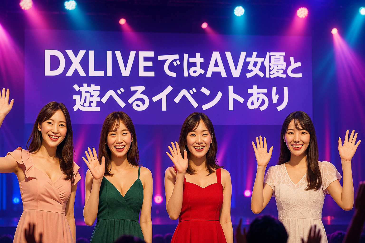 DXLIVEではAV女優と遊べるイベントあり
