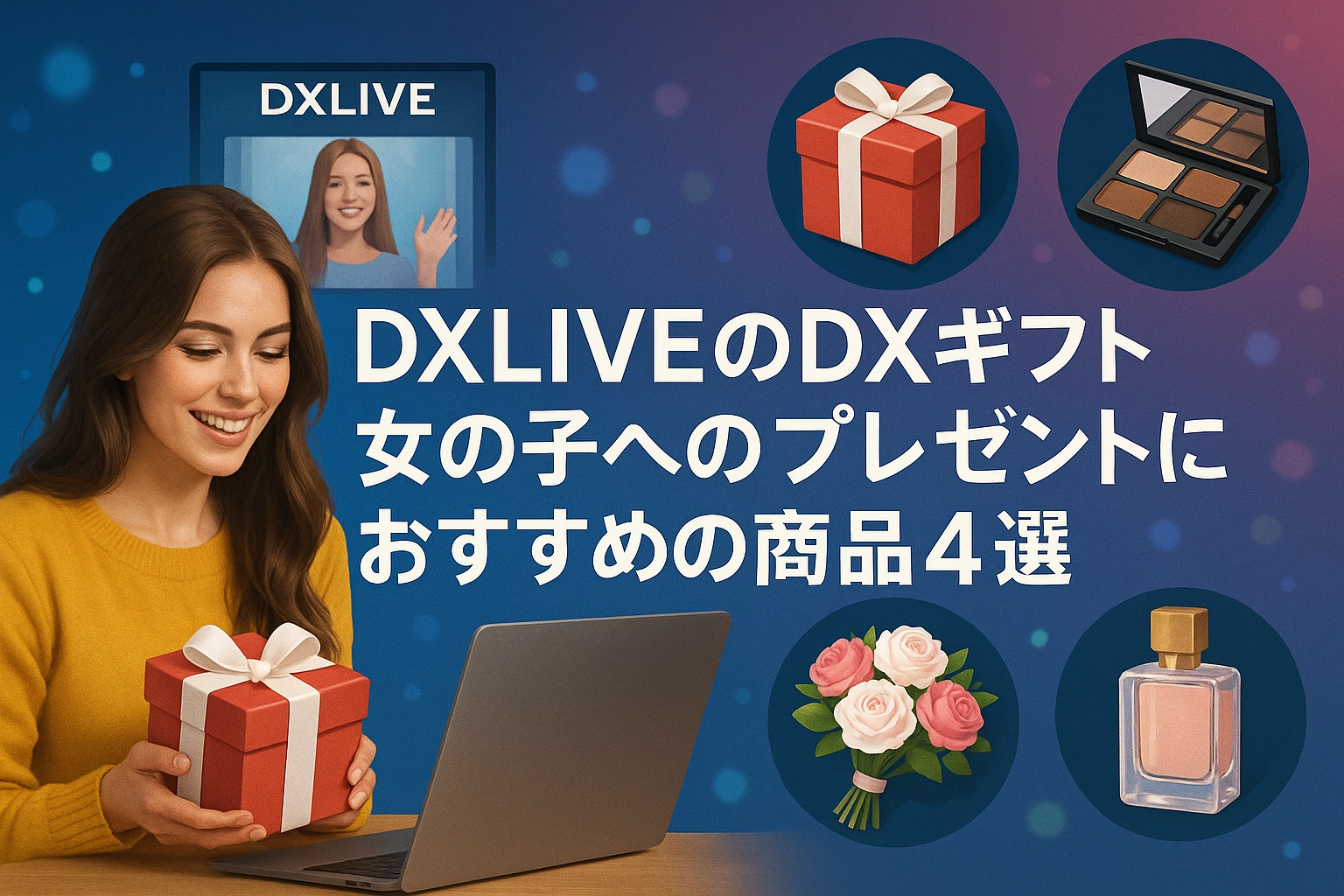 DXLIVEのDXギフト｜女の子へのプレゼントにおすすめの商品4選