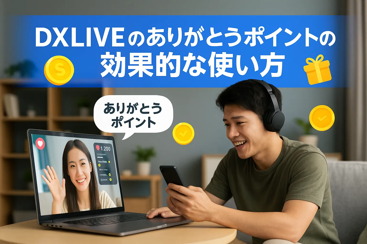 DXLIVEのありがとうポイントの効果的な使い方