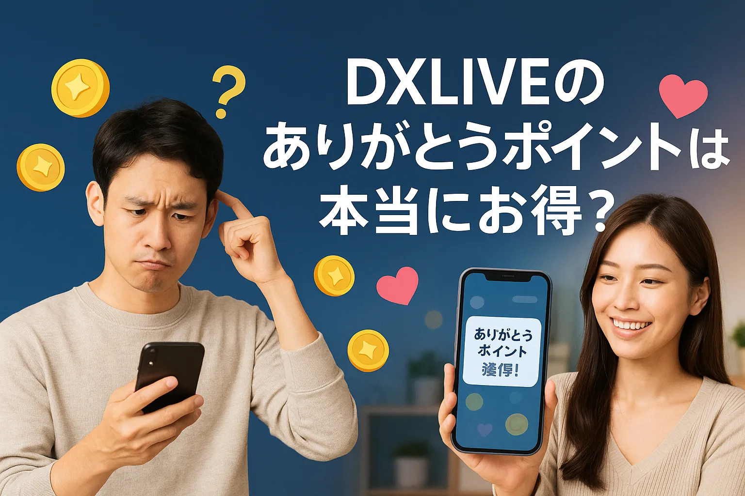 DXLIVEのありがとうポイントは本当にお得？