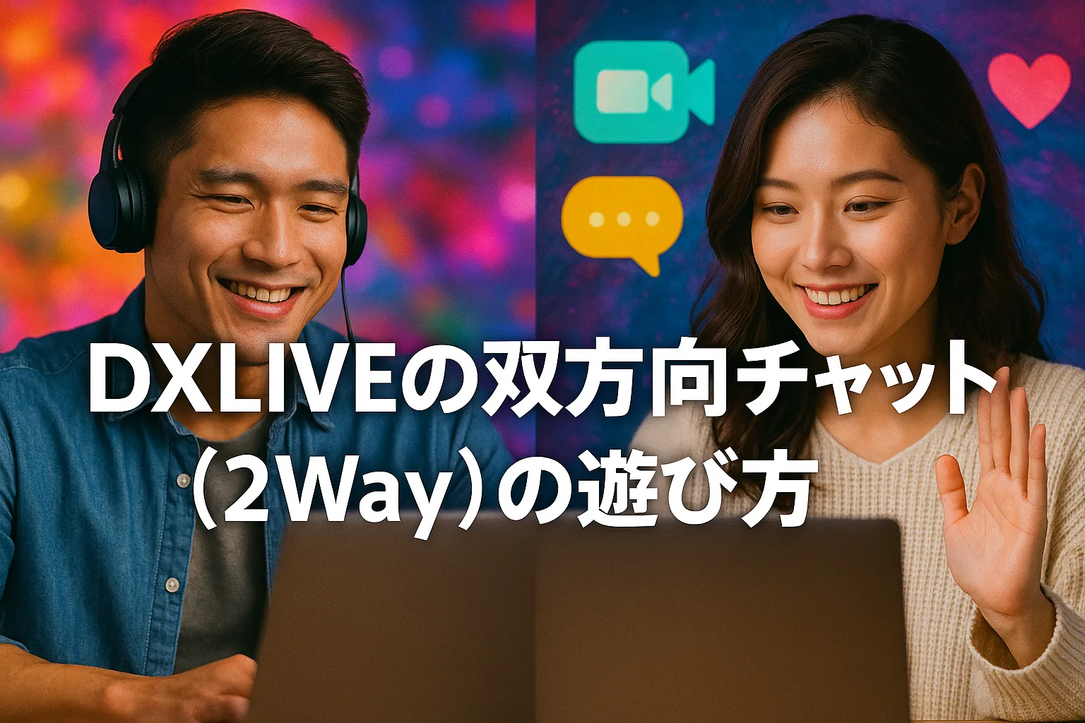 DXLIVEの双方向チャット（2Way）の遊び方