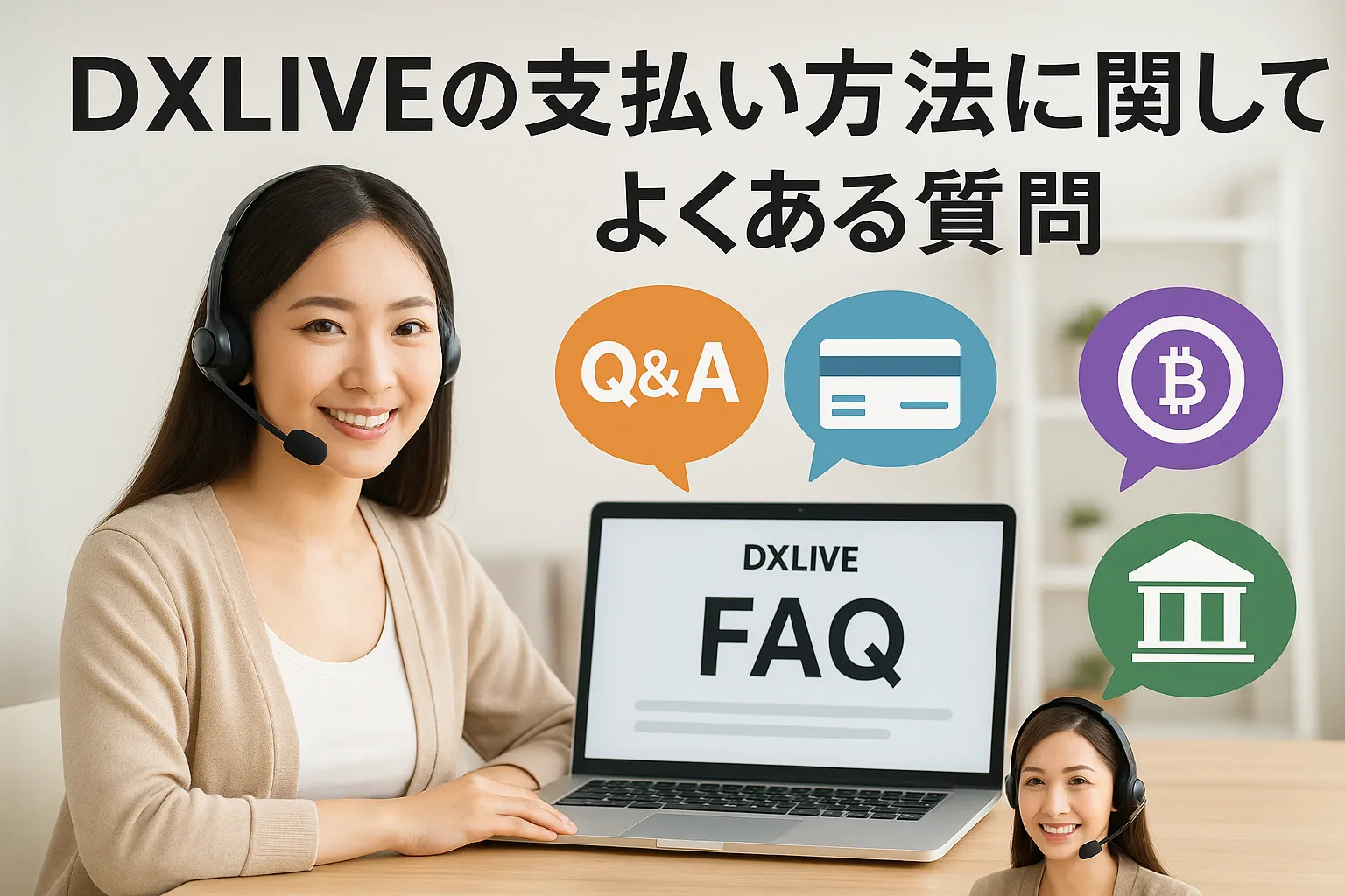DXLIVEの支払い方法に関してよくある質問
