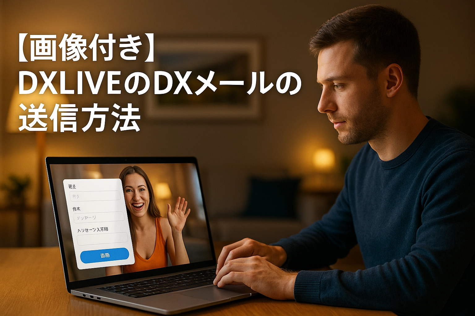 【画像付き】DXLIVEのDXメールの送信方法