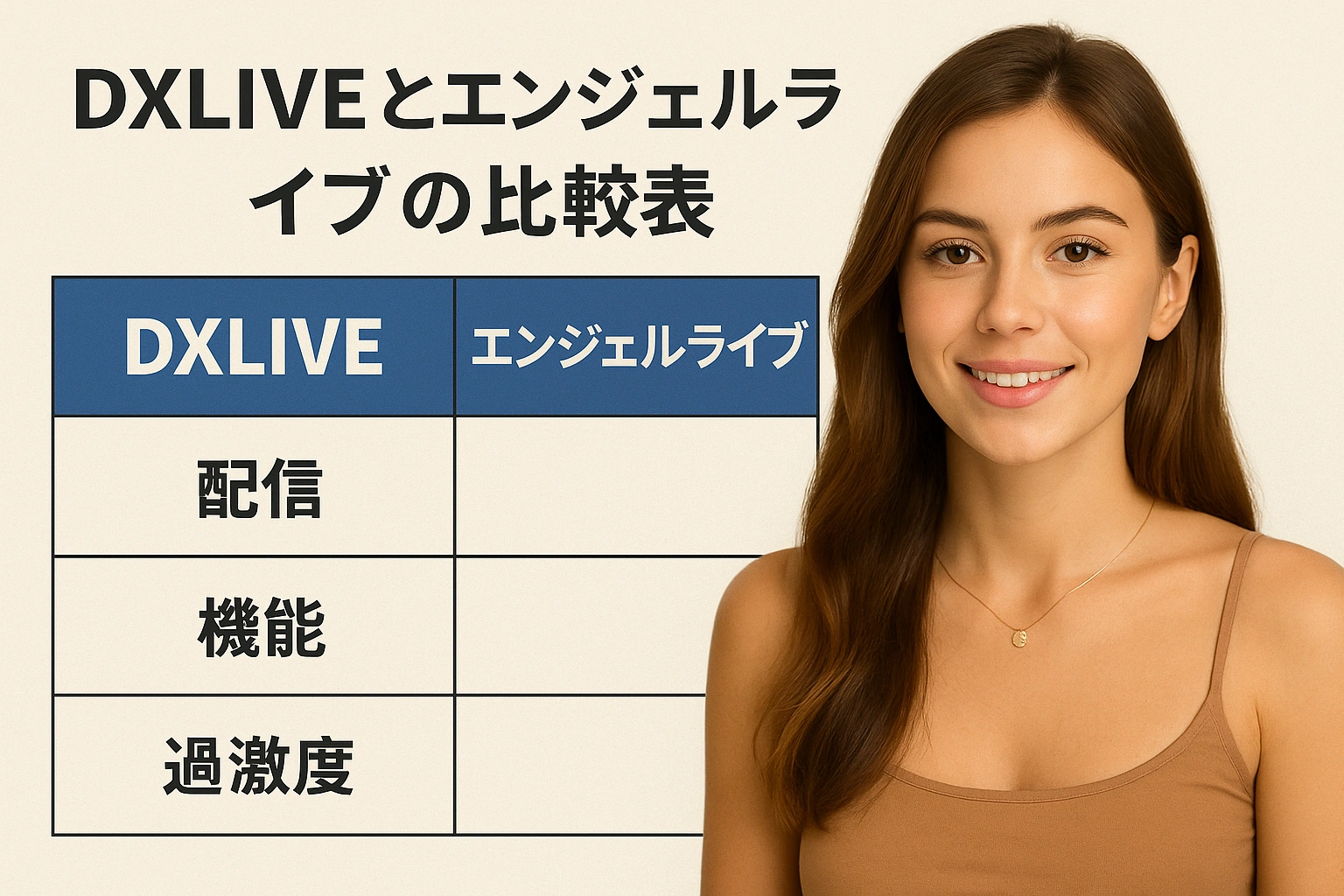 DXLIVEとエンジェルライブの比較表