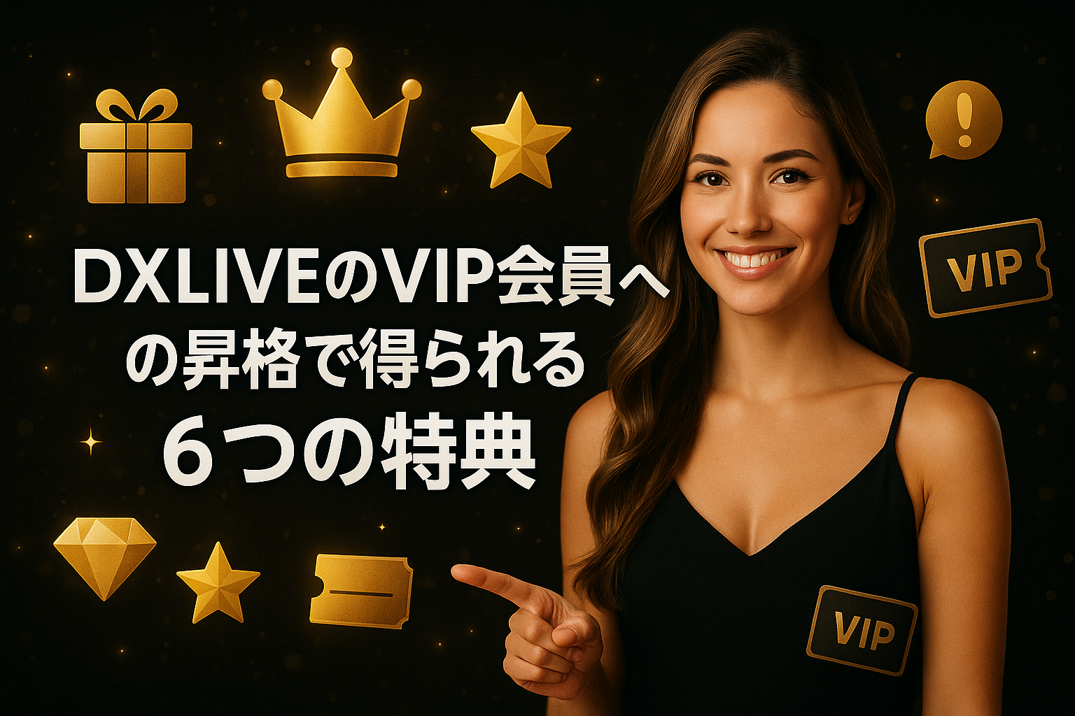 DXLIVEのVIP会員への昇格で得られる6つの特典