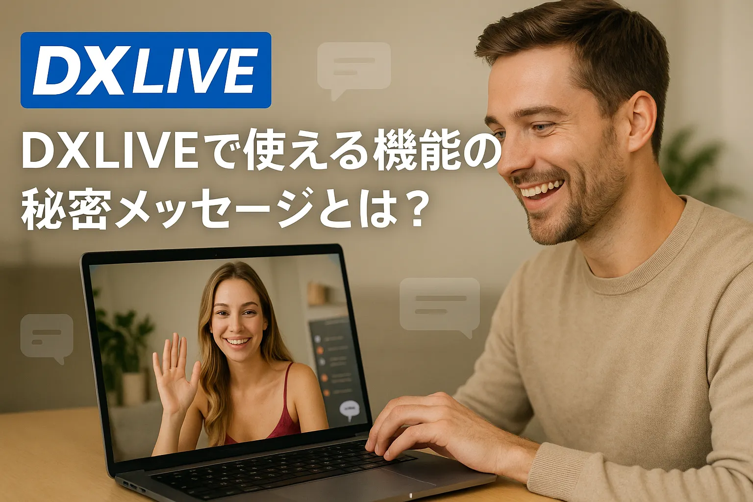 DXLIVEで使える機能の秘密メッセージとは？