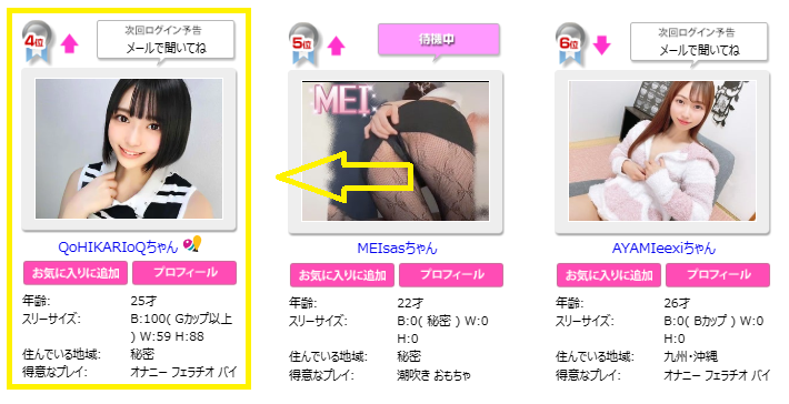 QoHIKARIoQのランキング